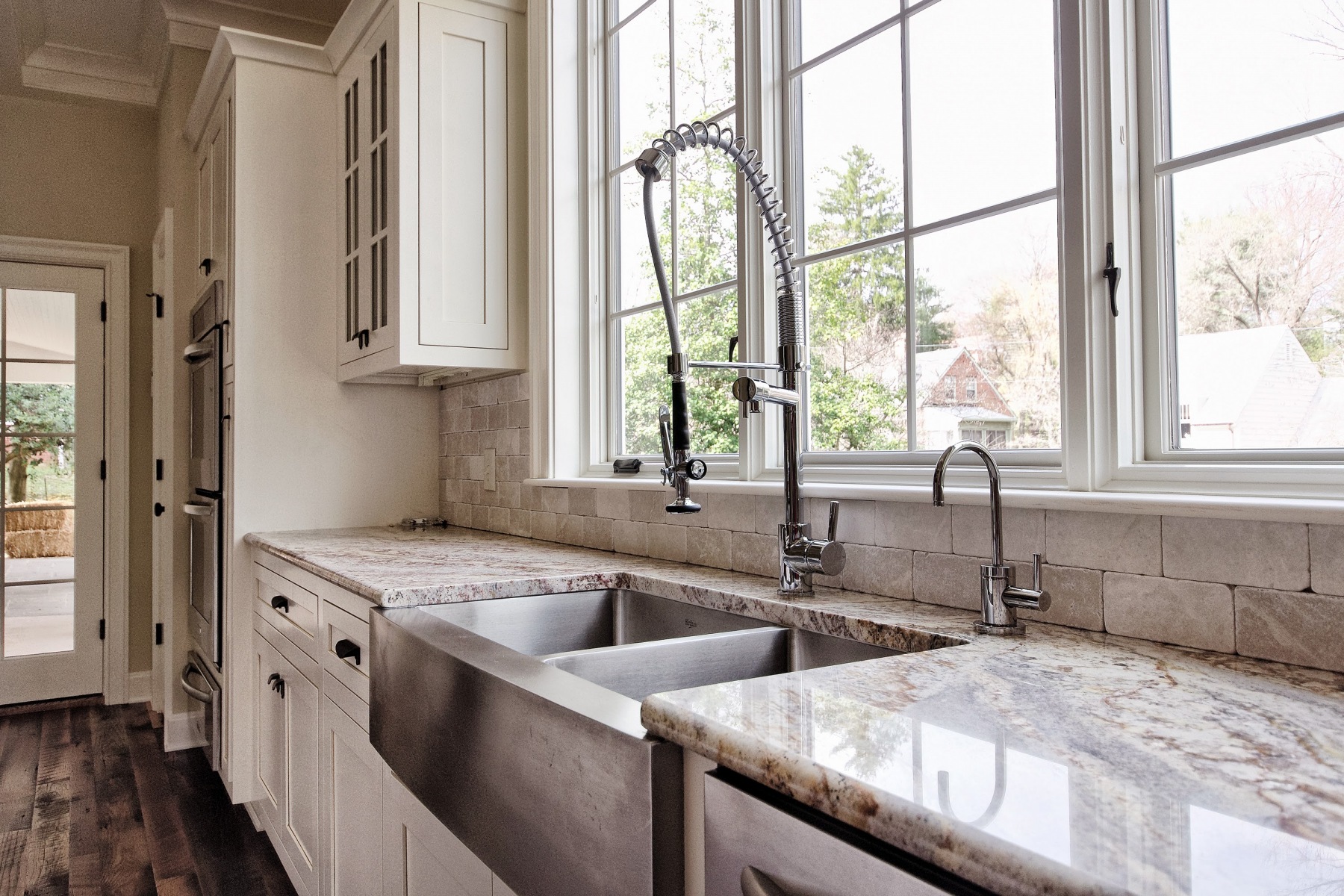 Traditional Farmhouse Kitchen Kitchen Remodel by Sarisand Tile project photo